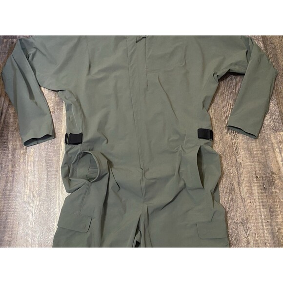 Lululemon Lab Reykur Jumpsuit Green Large Long Sleeve One-Piece Gender Neutral - Picture 5 of 14